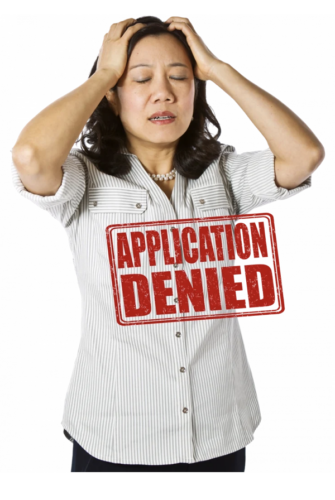 application denied